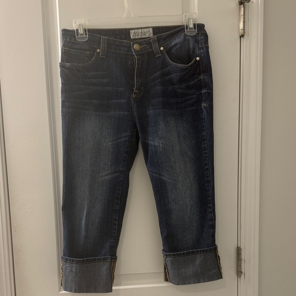 Baby Phat Dark Wash Cropped Jeans - Picture 1 of 4